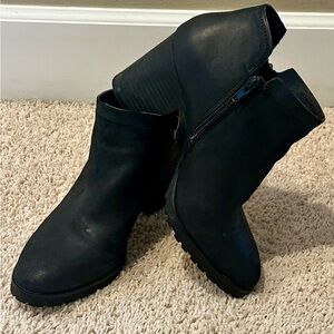 Lucky Black Ankle Boots